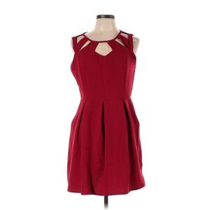 SPEECHLESS Formal Red Dress Women's Cutout Homecoming Fit and Flare Style Dress